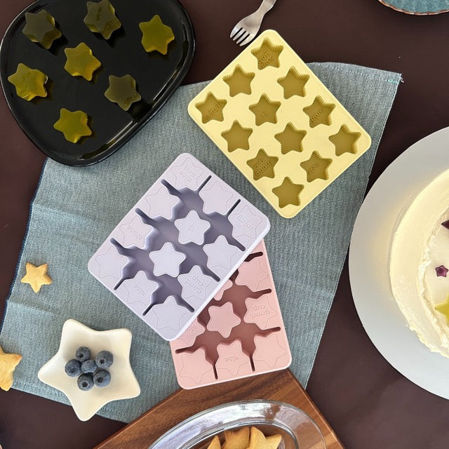 hako Star Silicone Ice Tray with Lid