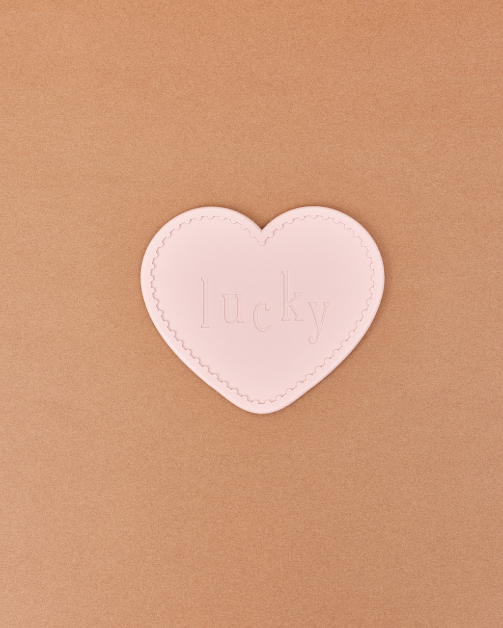 hako Silicone Heart Coaster Lucky Bunny